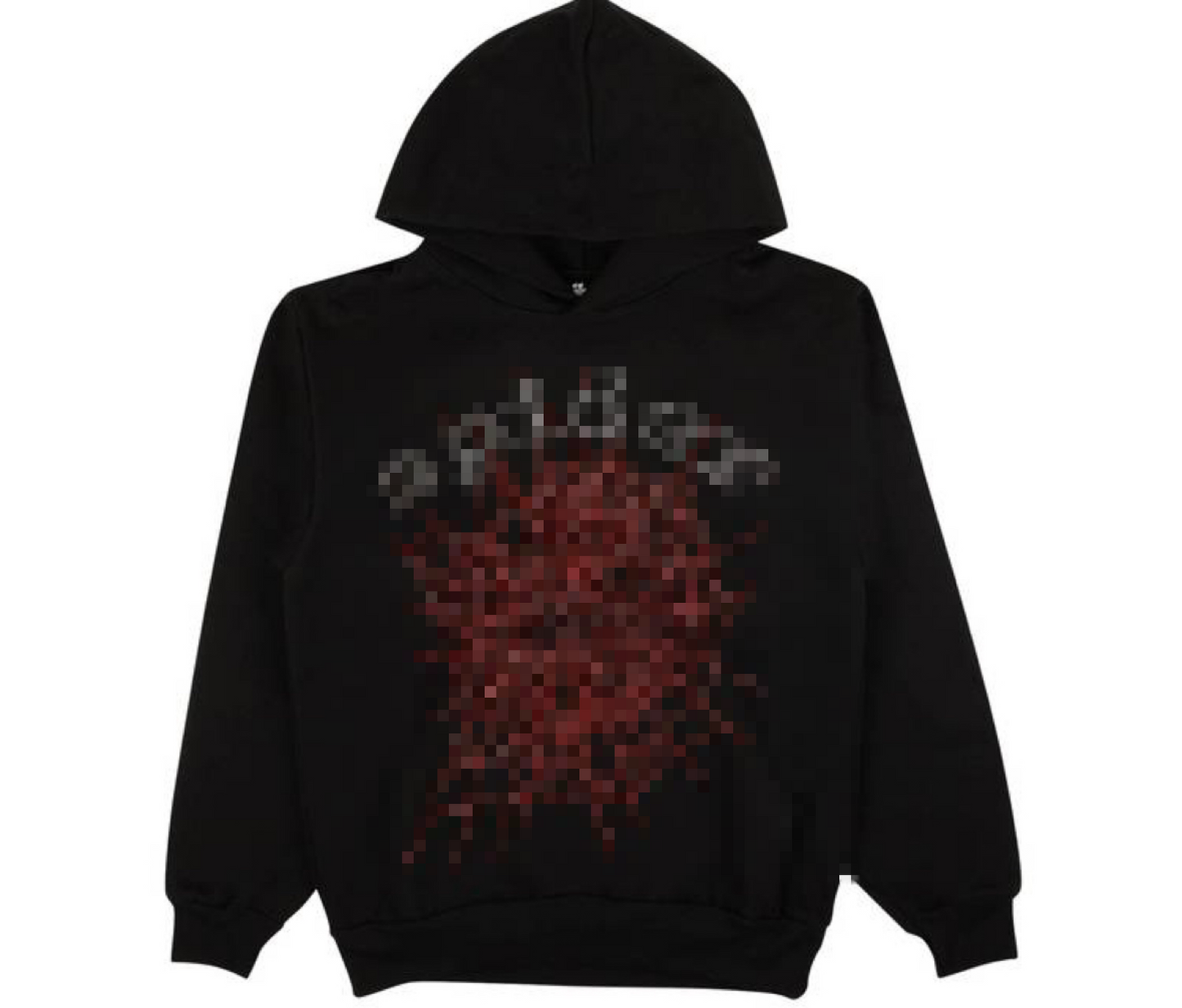 🕷️ BLK/RED Gem Hoodie